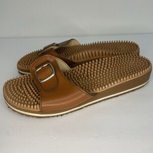 Kenkoh Chai V Massage Sandals Women's US Sz 10-11 Buckle Reflexology Acupressure